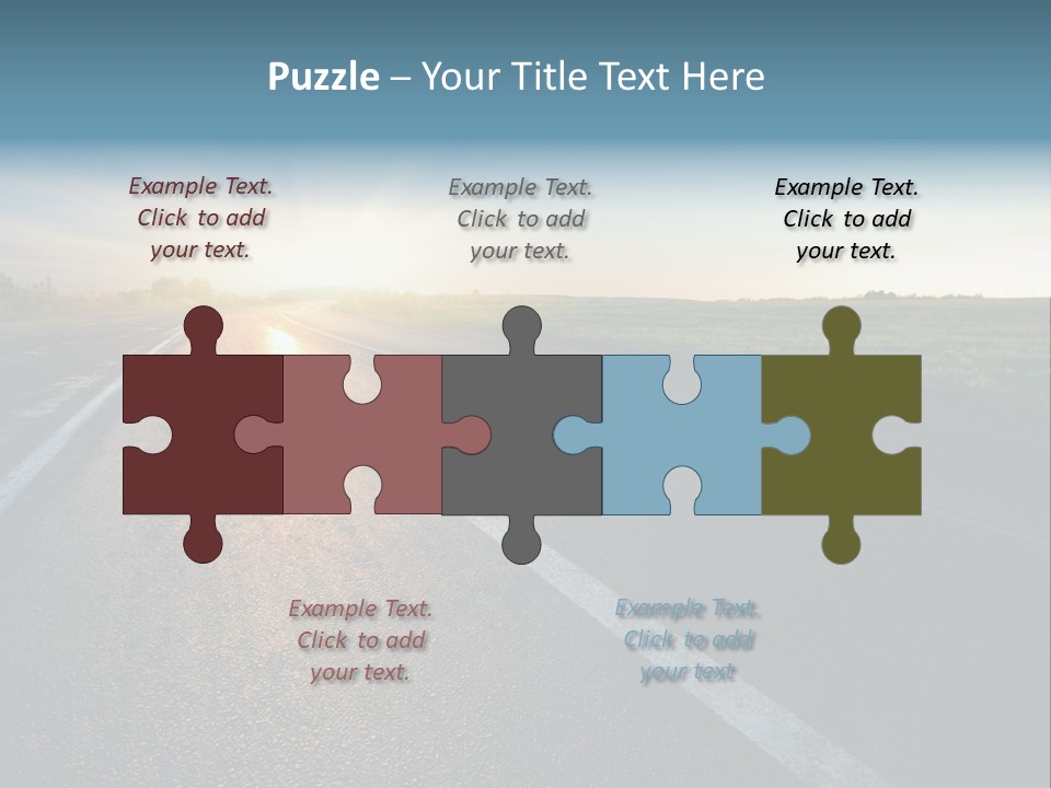 Water Swimsuit Tan PowerPoint Template