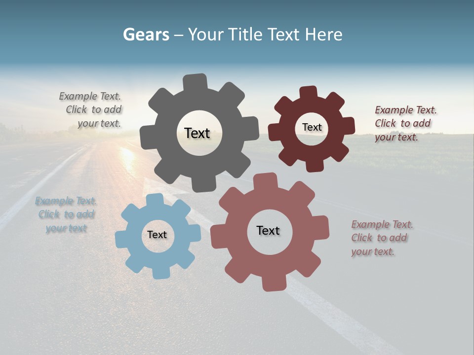 Water Swimsuit Tan PowerPoint Template