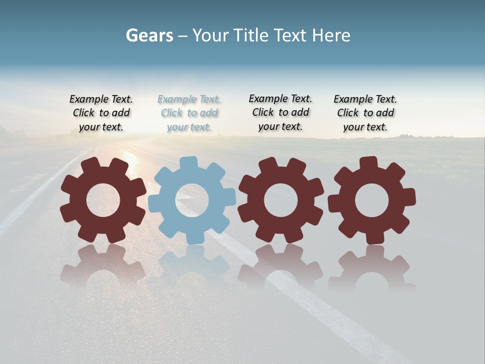 Water Swimsuit Tan PowerPoint Template