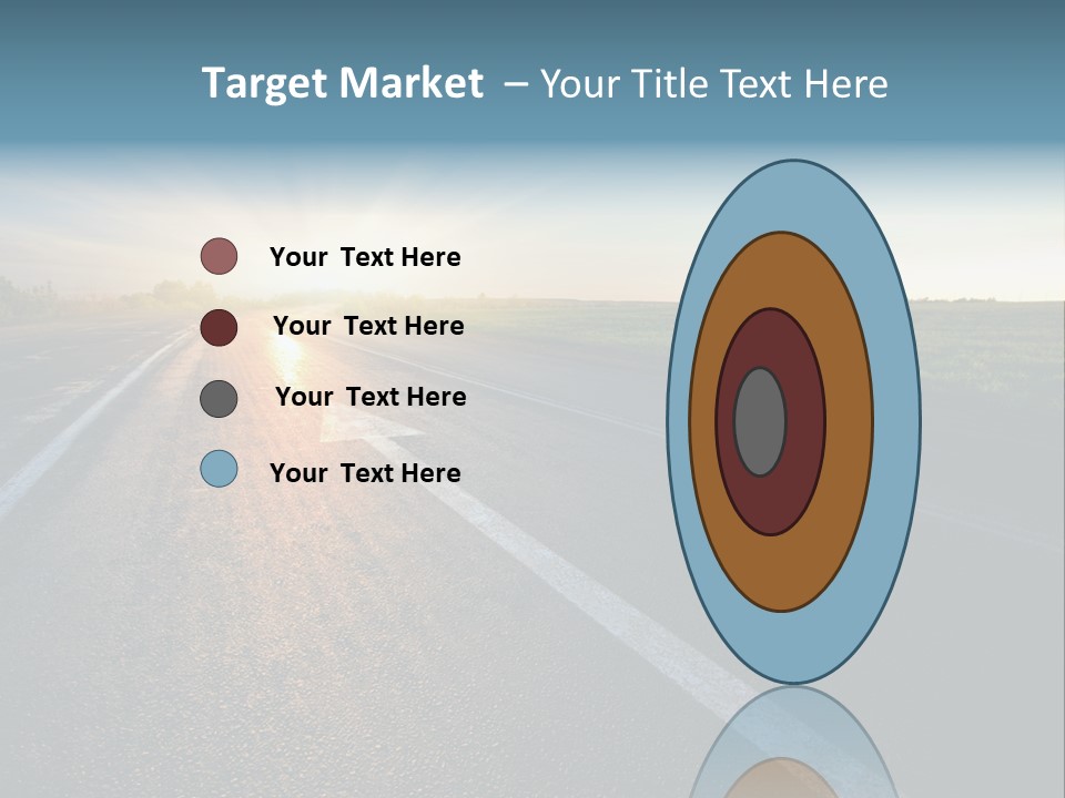 Water Swimsuit Tan PowerPoint Template