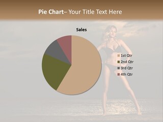 Water Swimsuit Tan PowerPoint Template