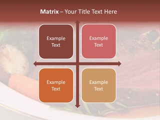 Roast Beef Meat PowerPoint Template