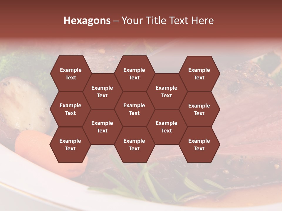 Roast Beef Meat PowerPoint Template