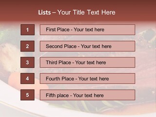 Roast Beef Meat PowerPoint Template