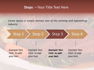Roast Beef Meat PowerPoint Template