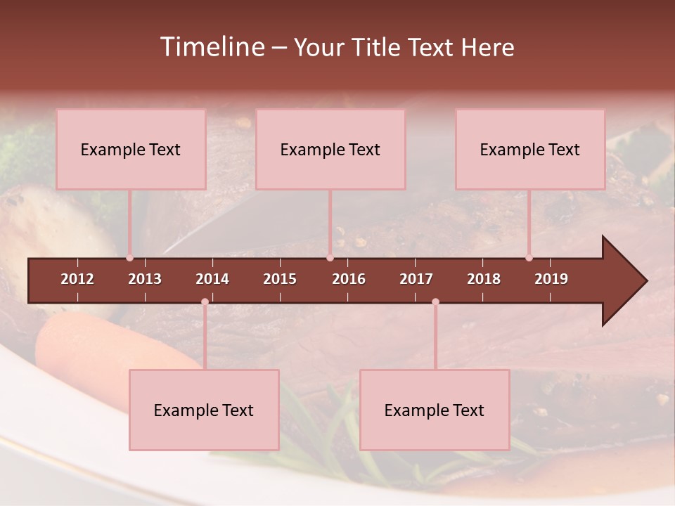 Roast Beef Meat PowerPoint Template
