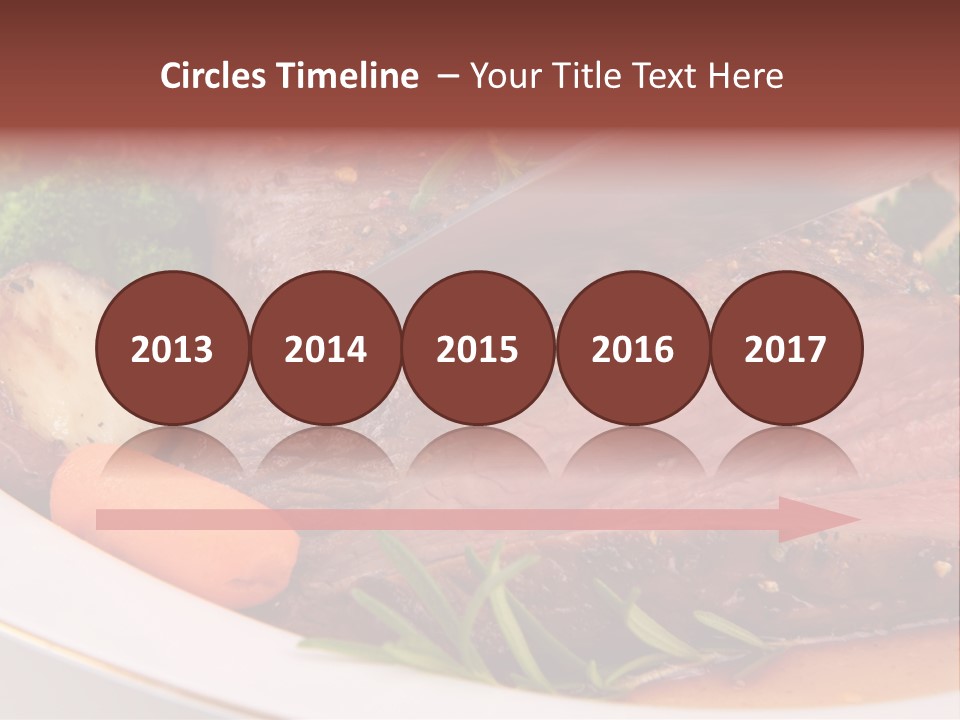 Roast Beef Meat PowerPoint Template