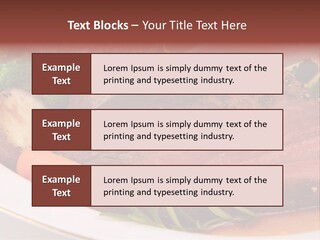 Roast Beef Meat PowerPoint Template