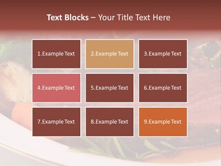 Roast Beef Meat PowerPoint Template