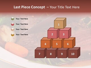 Roast Beef Meat PowerPoint Template