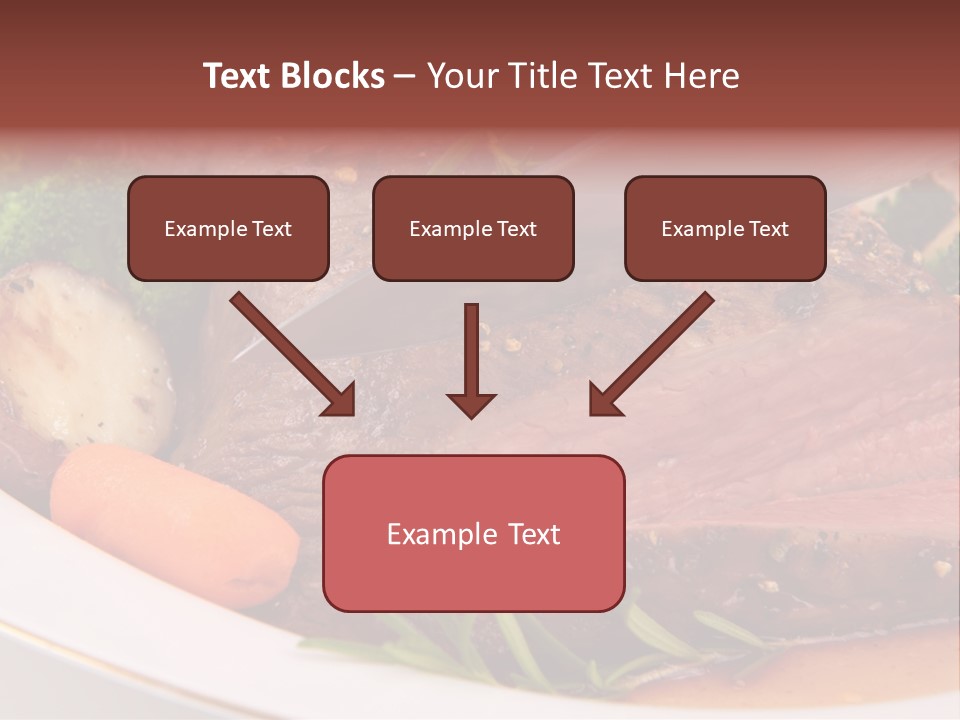 Roast Beef Meat PowerPoint Template