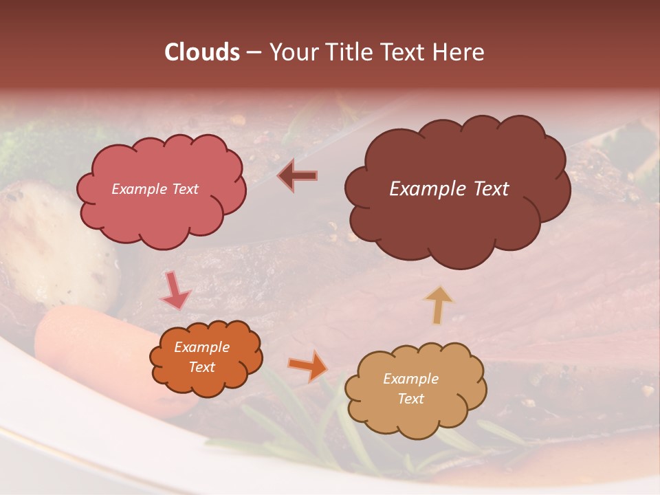 Roast Beef Meat PowerPoint Template