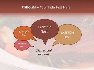 Roast Beef Meat PowerPoint Template