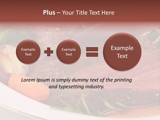 Roast Beef Meat PowerPoint Template