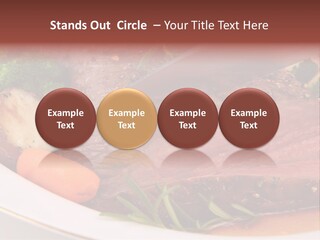 Roast Beef Meat PowerPoint Template
