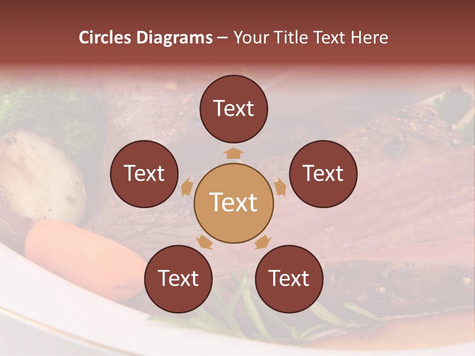 Roast Beef Meat PowerPoint Template