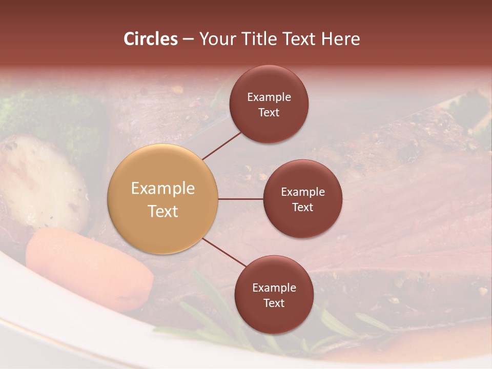 Roast Beef Meat PowerPoint Template
