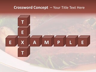 Roast Beef Meat PowerPoint Template