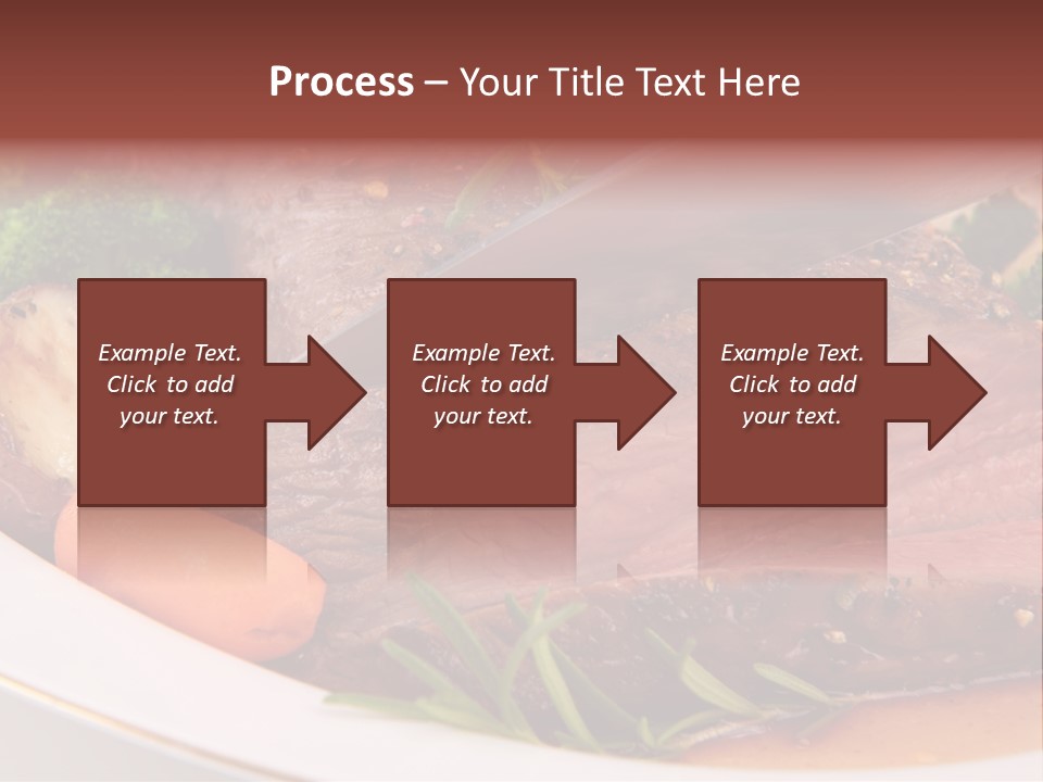 Roast Beef Meat PowerPoint Template