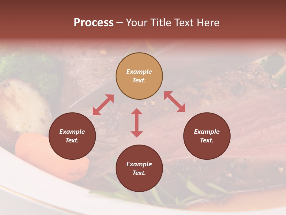 Roast Beef Meat PowerPoint Template