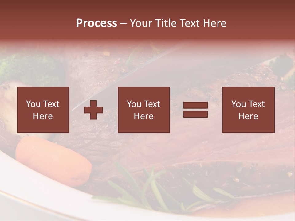 Roast Beef Meat PowerPoint Template