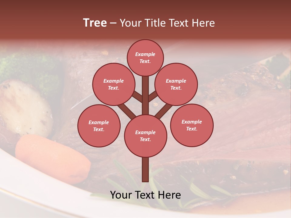 Roast Beef Meat PowerPoint Template