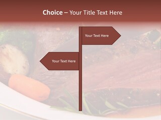 Roast Beef Meat PowerPoint Template