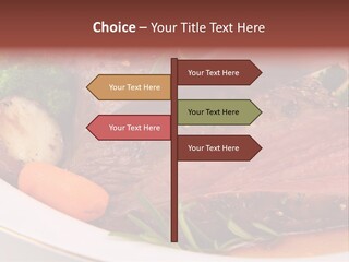 Roast Beef Meat PowerPoint Template