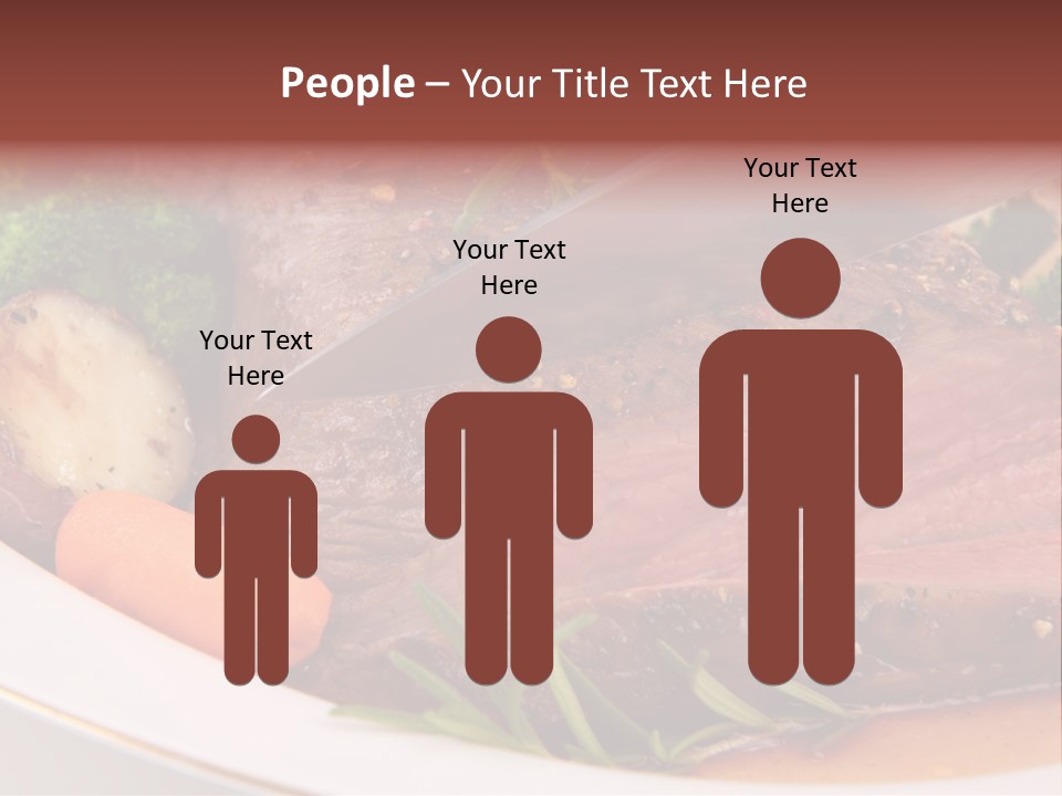 Roast Beef Meat PowerPoint Template