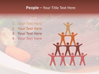 Roast Beef Meat PowerPoint Template