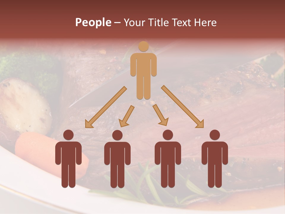 Roast Beef Meat PowerPoint Template