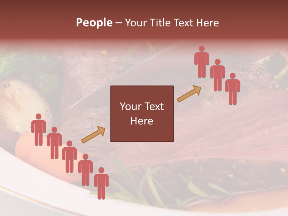 Roast Beef Meat PowerPoint Template