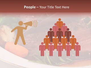 Roast Beef Meat PowerPoint Template