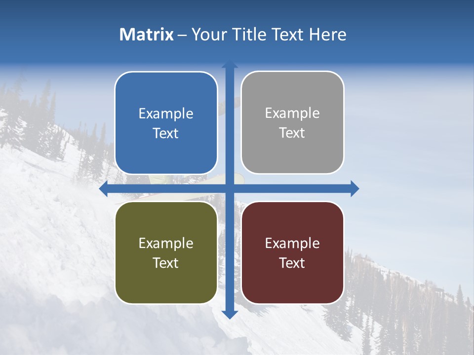 Holiday Blue Sun PowerPoint Template