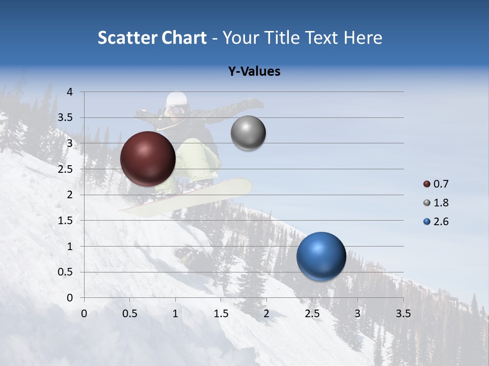 Holiday Blue Sun PowerPoint Template