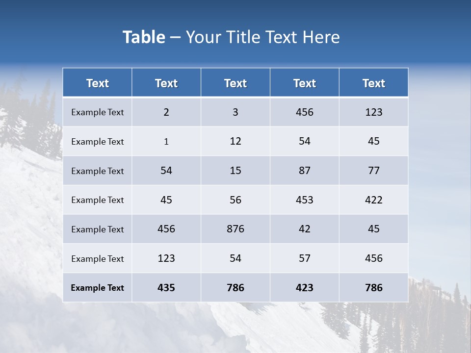 Holiday Blue Sun PowerPoint Template