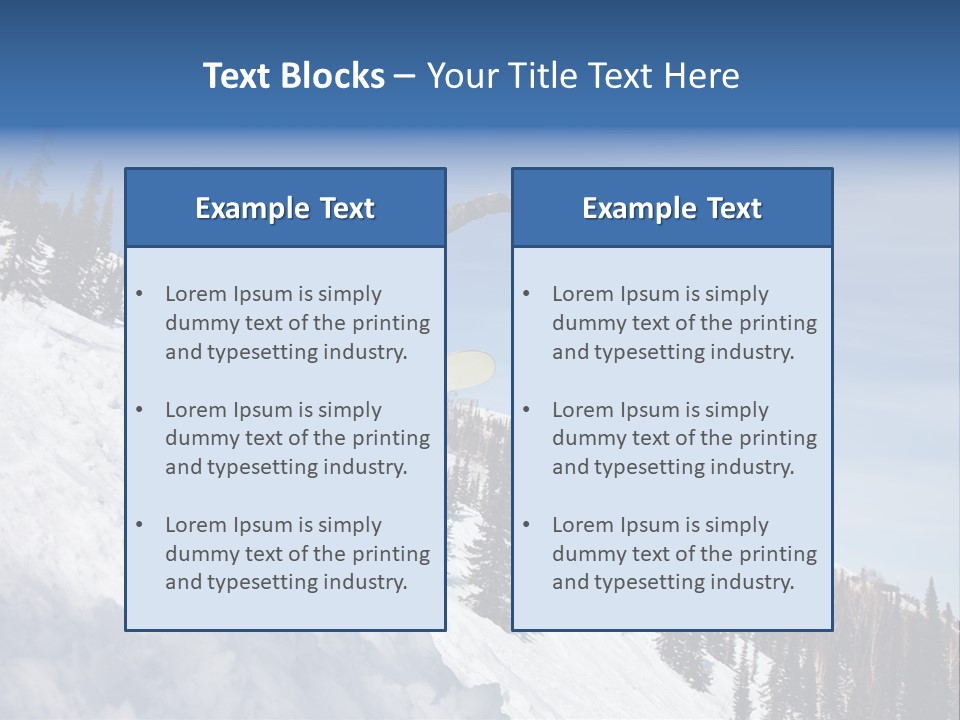 Holiday Blue Sun PowerPoint Template