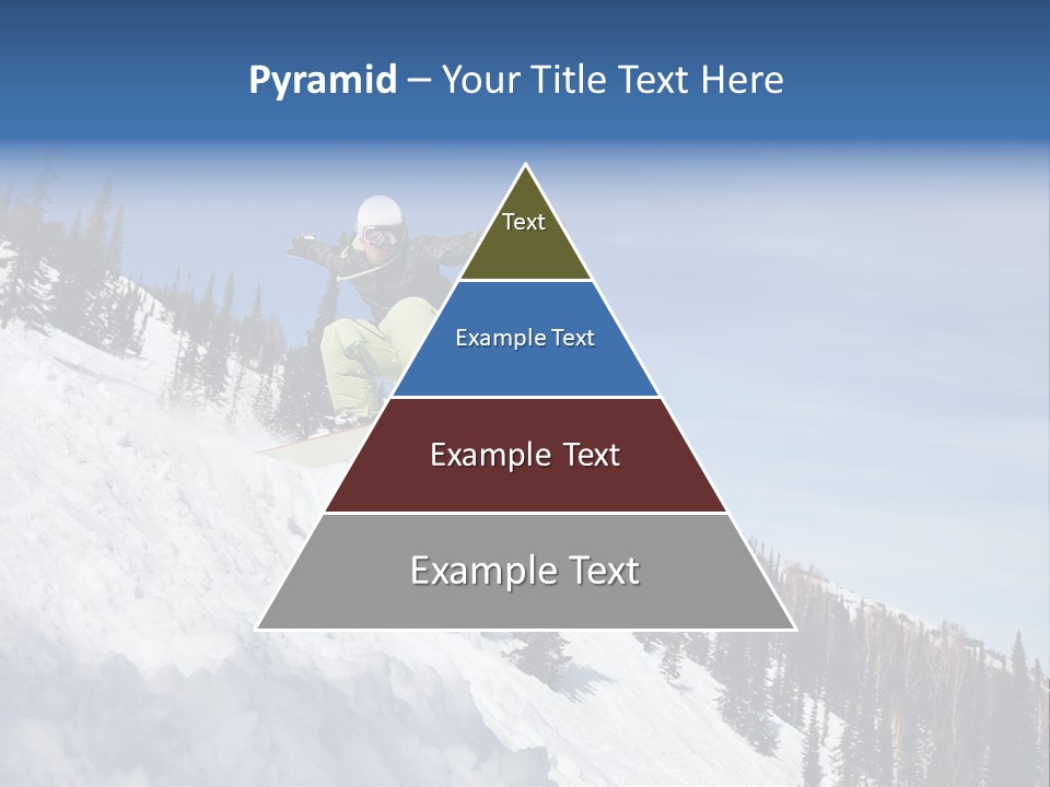 Holiday Blue Sun PowerPoint Template