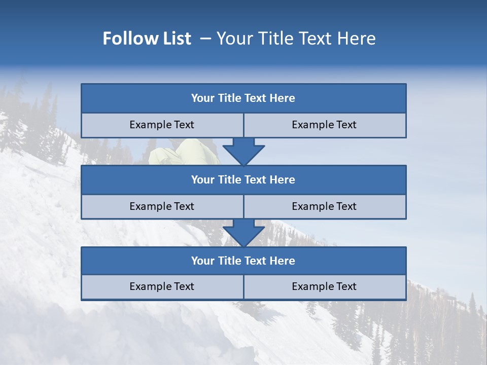Holiday Blue Sun PowerPoint Template