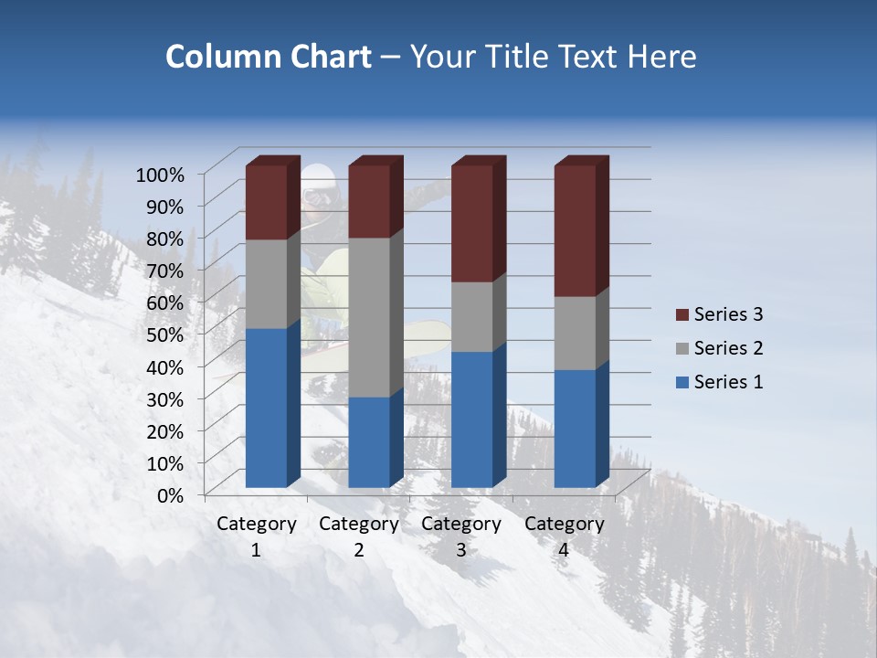 Holiday Blue Sun PowerPoint Template