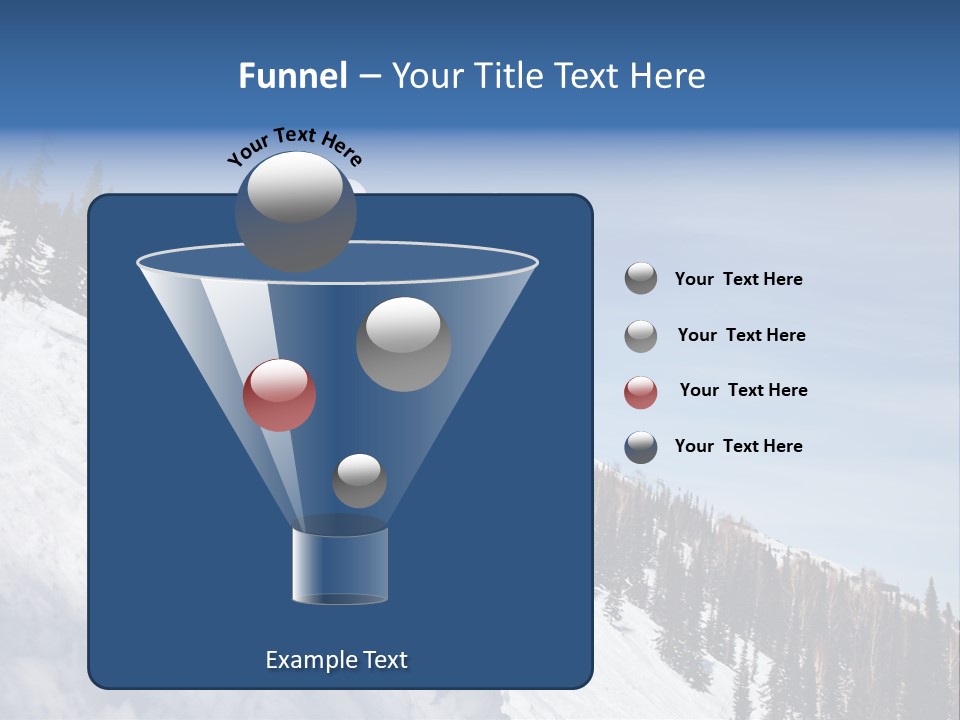 Holiday Blue Sun PowerPoint Template