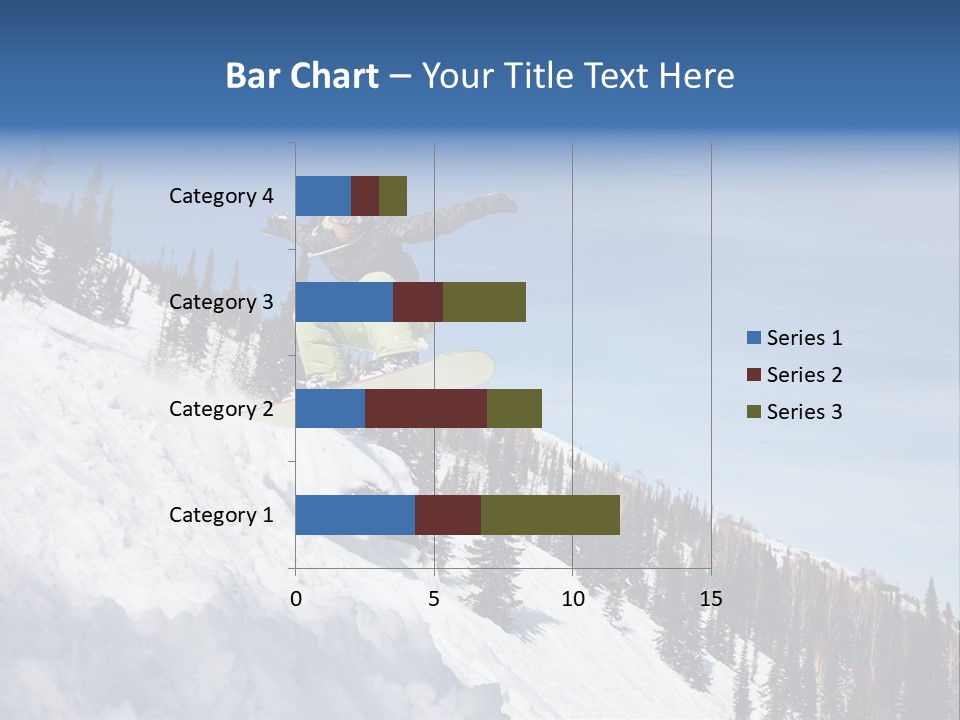 Holiday Blue Sun PowerPoint Template
