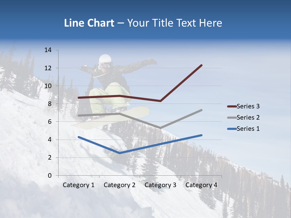 Holiday Blue Sun PowerPoint Template