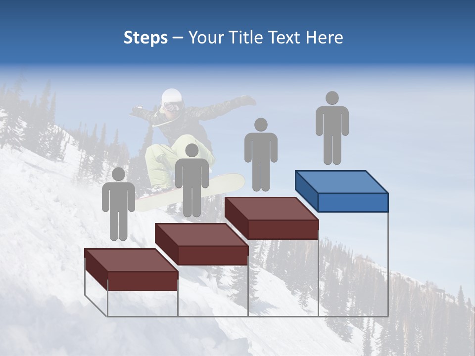 Holiday Blue Sun PowerPoint Template