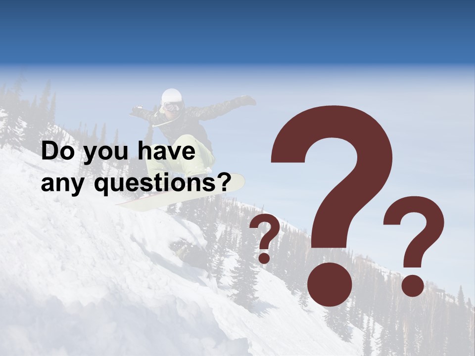 Holiday Blue Sun PowerPoint Template