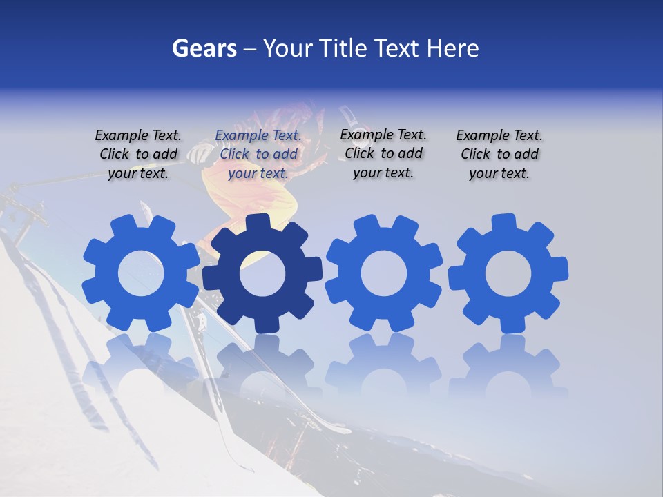 Copy Snow Play PowerPoint Template