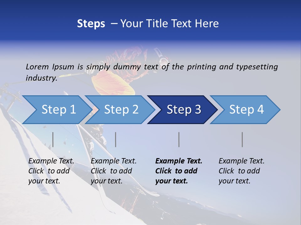 Copy Snow Play PowerPoint Template
