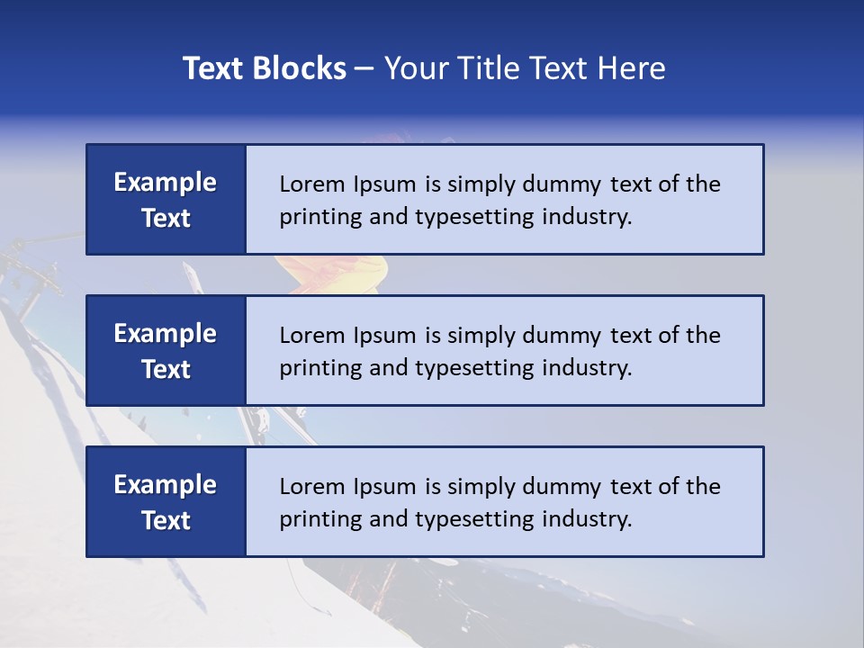 Copy Snow Play PowerPoint Template