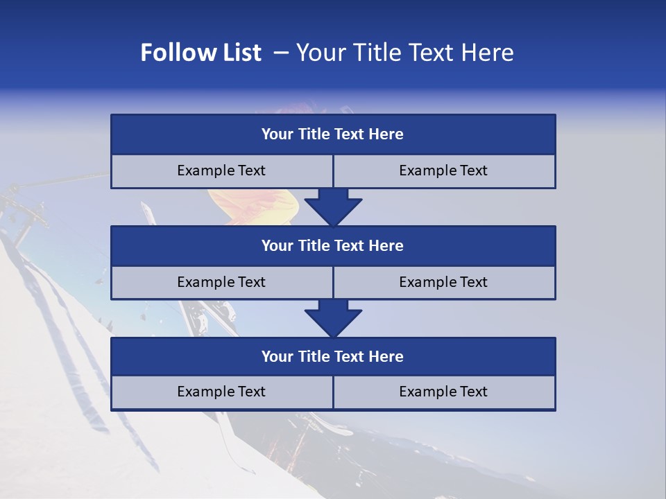 Copy Snow Play PowerPoint Template