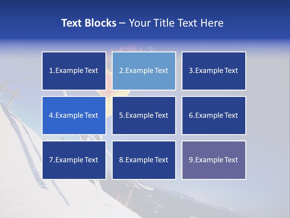 Copy Snow Play PowerPoint Template